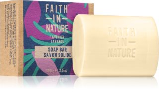 Faith In Nature Hand Made Soap Lavender természetes szilárd szappan levendula illatú 100 g