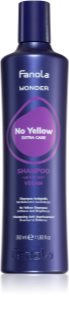 Fanola Wonder No Yellow Extra Care Shampoo Shampoo zum Neutralisieren von Gelbstich