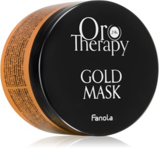 Fanola Oro Therapy Gold Mask hydratační maska pro suché a nepoddajné vlasy 300 ml