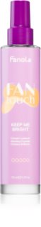 Fanola FAN touch KEEP ME BRIGHT spray a fénylő és selymes hajért 100 ml