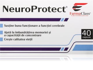 FarmaClass Industry Neuro Protect capsule pentru susținerea funcțiilor celulelor cerebrale 40 caps.