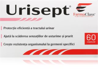 FarmaClass Industry Urisept capsule în sprijinul funcției rinichiului și a vezicii urinare 60 caps.