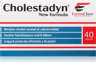 FarmaClass Industry Cholestadyn new formula capsule pentru menținerea nivelului normal de colesterol 40 caps.
