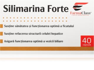 FarmaClass Industry Silimarina forte capsule pentru susținerea sănătății ficatului 40 caps.