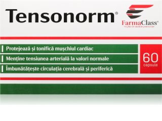FarmaClass Industry Tensonorm capsule pentru funcționarea normală a sistemului cardiovascular 60 caps.