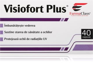 FarmaClass Industry Visiofort Plus capsule pentru fortificarea ochilor 40 caps.