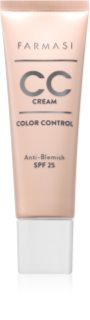 Farmasi Color Control skaistinamasis CC kremas SPF 25 atspalvis 30 ml