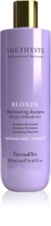 FarmaVita Amethyste Blonde fialový šampon neutralizující žluté tóny 250 ml