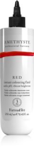 FarmaVita Amethyste Instant Colouring Fluid Μάσκα με τεχνολογία bonding color για κόκκινες απόχρωσεις μαλλιών απόχρωση Red 250 ml