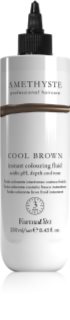 FarmaVita Amethyste Instant Colouring Fluid Μάσκα με τεχνολογία bonding color pro studené odstíny hnědé απόχρωση Cool Brown 250 ml