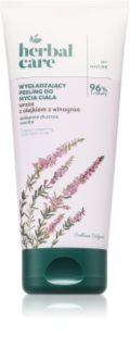 Farmona Herbal Care Heather Smoothing Body Wash-Scrub Duschgel für zarte Haut für alle Oberhauttypen 200 ml