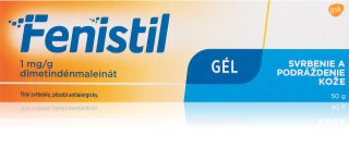 Fenistil Fenistil 1mg/g dermálny gél na zmiernenie prejavov alergií 50 g