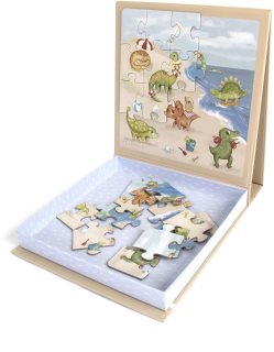 FILIBABBA Magnetic Game Dino Beach Puzzle płyta magnetyczna 1 szt.