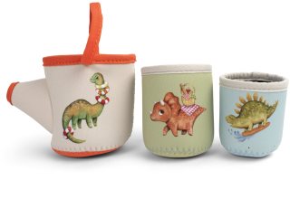 FILIBABBA Neoprene Bath Toys Dino Activity Cups zabawka do wody 6m+ 3 szt.