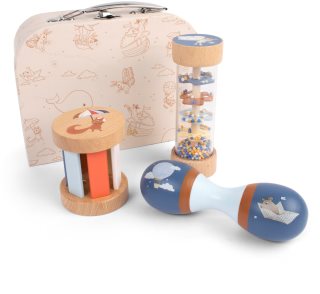 FILIBABBA Play Set My First Wooden Sensory Toys set per bambini 6m+ 3 pz