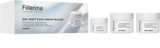 Fillerina Everyday Formula Day, Night & Eye Cream Trio Set set with anti-wrinkle effect for women