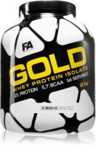 Fitness authority Gold Whey Protein Isolate protéine de petit-lait saveur Vanilla 2000 g