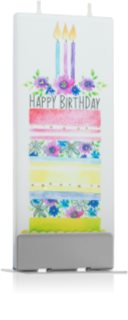 Flatyz Greetings Happy Birthday Cake lumanare 6x15 cm