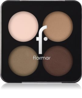 flormar Color Eyeshadow Palette palette de fards à paupières teinte 004 Swiss Chocolate 6 g