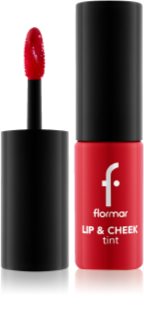 flormar Lip & Cheek Tint blush líquido nos lábios e maçãs do rosto