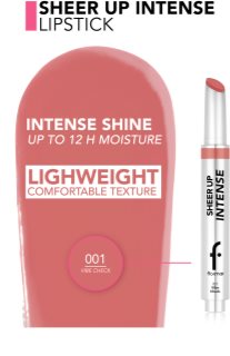 flormar Sheer Up Intense Lipstick Moisturizing Lipstick with pearl shine shade 001 Vibe Check 19 g