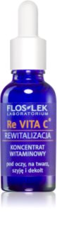 FlosLek Laboratorium Re Vita C 40+ Vitaminkonzentrat für den Augenbereich, Hals und Dekolleté