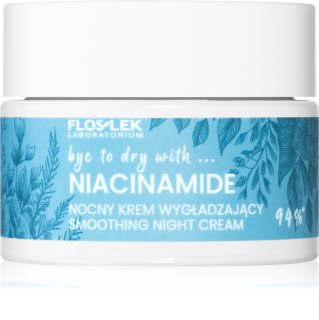 FlosLek Laboratorium Bye to dry with... Niacinamide creme de noite nutritivo 50 ml