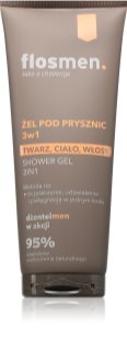 Floslek Laboratorium FLOSMEN tusfürdő gél 3 az 1-ben uraknak 225 ml