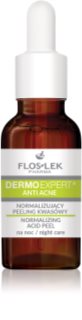 FlosLek Pharma DermoExpert Acid Peel normalising night treatment for skin with imperfections 30 ml