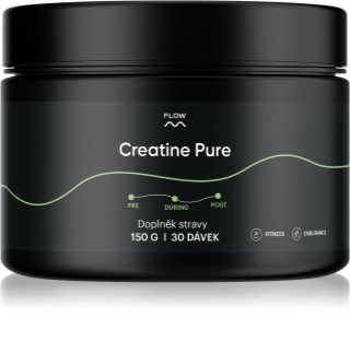 Flow Creatine Pure prášek pro podporu sportovního výkonu 150 g