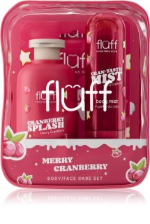 Fluff Christmas Glow Merry Cranberry vianočná darčeková sada