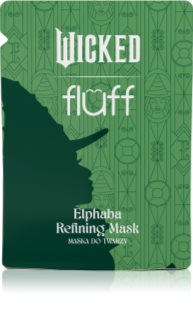 Fluff Wicked Elphaba Refining Mask jednorazová plátenková maska na tvár 17 ml