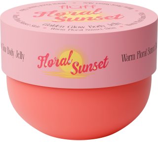 Fluff Glow Body Jelly Floral Sunset gel corporel illuminateur 150 ml
