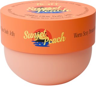 Fluff Glow Body Jelly Sunset Peach tělový gel s rozjasňujícím efektem 150 ml