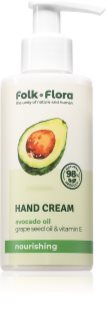 Folk & Flora Avocado Oil поживний крем для рук 150 мл