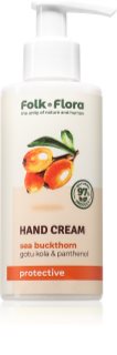Folk & Flora Sea Buckthorn захисний крем для рук з поживним ефектом 150 мл