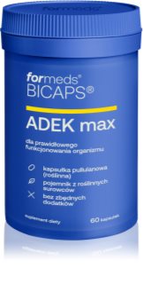 formeds Bicaps ADEK kapsułki do wspomagania odporności, kości i funkcji mięśni 60 caps.