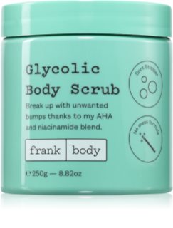 Frank Body Glycolic testpeeling A.H.A.-val (Alpha Hydroxy Acids)