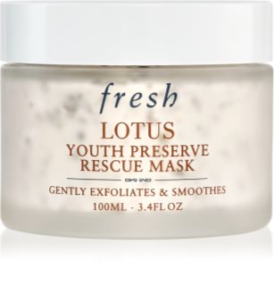 fresh Lotus Youth Preserve Rescue Mask masque exfoliant anti-âge