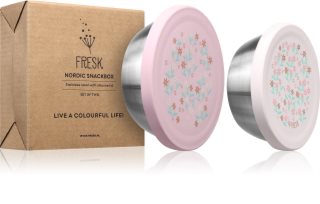 FRESK Snackbox pudełko śniadaniowe Garden Flowers 2 szt.