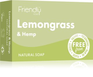 Friendly Soap Natural Soap Lemongrass & Hemp натуральне мило 95 гр