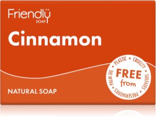 Friendly Soap Natural Soap Cinnamon Dabiskas ziepes 95 g