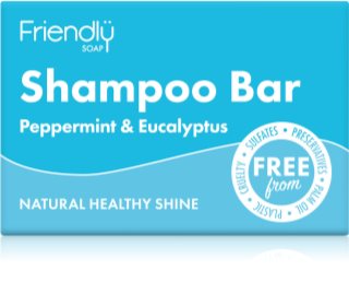 Friendly Soap Natural Shampoo Bar Peppermint & Eucalyptus Natuurlijke Zeep voor het Haar 95 g