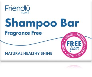 Friendly Soap Natural Shampoo Bar Fragrance Free Natuurlijke Zeep voor het Haar 95 g