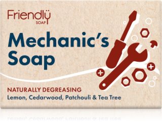 Friendly Soap Mechanic's Bar natūralus kietasis muilas veidui ir kūnui 95 g