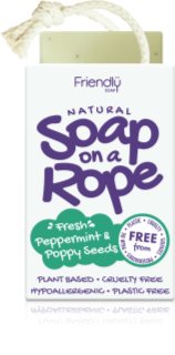 Friendly Soap Soap on a Rope Peppermint & Poppy Seeds prirodni sapun na uzici 95 g