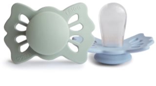 FRIGG Lucky Size 1:0-6 months smoczek Sage/Powder Blue 2 szt.