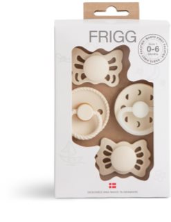 FRIGG Baby's First Pacifier​ Moonlight Sailing Schnuller Cream
