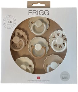 FRIGG 6 Pack Edition Size 1:0-6 months tétine Cinnamon Charm