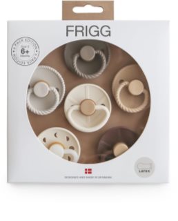 FRIGG 6 Pack Edition Size 2:6-18 months Schnuller Earthy Wonder